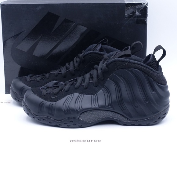 NEW Size 8.5 Men's Nike Air Foamposite One Sneakers Black/Anthracite 314996-001